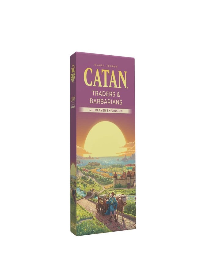 CATAN Traders & Barbarians 5-6 Player Board Game Extension (6th Edition) Add More Players, Strategy Game for Kids & Adults, Ages 12+, 3-6 Players, 90-120 Minute Playtime, Made by Catan Studio